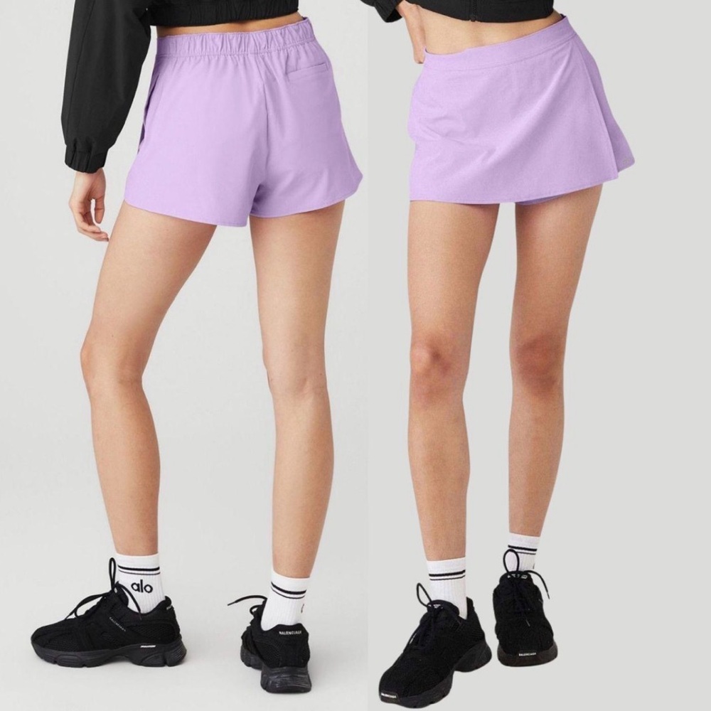 Alo Yoga Clubhouse Skort - Lavender Skies - Size Large